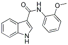 N-(2-METHOXYPHENYL)-1H-INDOLE-3-CARBOXAMIDE 结构式