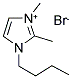 1,2-二甲基-3-丁基咪唑溴盐 结构式