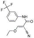 2-CYANO-3-ETHOXY-N-1'-[3-(TRIFLUOROMETHYL)PHENYL]-2-PROPENAMIDE 结构式