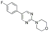 4-[5-(4-Fluorophenyl)pyrimidin-2-yl]morpholine 结构式