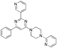 4-PHENYL-2-PYRIDIN-3-YL-6-(4-PYRIDIN-2-YL-PIPERAZIN-1-YL)-PYRIMIDINE 结构式
