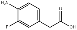 4-氨基-3-氟苯乙酸 结构式