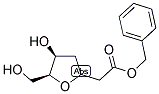 4-(S)-HYDROXY-5-(S)-(HYDROXYMETHYL)TETRAHYDROFURYLACETIC ACID, BENZYL ESTER 结构式