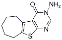 3-AMINO-3,5,6,7,8,9-HEXAHYDRO-10-THIA-1,3-DIAZA-BENZO[A]AZULEN-4-ONE 结构式