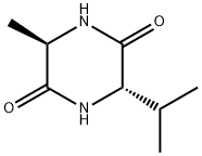 CYCLO(-D-ALA-VAL) 结构式