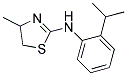 (2-ISOPROPYL-PHENYL)-(4-METHYL-4,5-DIHYDRO-THIAZOL-2-YL)-AMINE 结构式