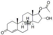 16-ALPHA-HYDROXYTESTOSTERONE ACETATE 结构式