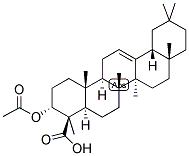 3-ACETYL-ALPHA-BOSWELLIC ACID 结构式