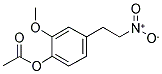 1-(3-METHOXY-4-ACETOXYPHENYL)-2-NITROETHANE 结构式