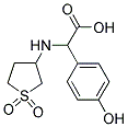 (1,1-DIOXO-TETRAHYDRO-1LAMBDA6-THIOPHEN-3-YLAMINO)-(4-HYDROXY-PHENYL)-ACETIC ACID 结构式