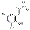 1-(3-BROMO-5-CHLORO-2-HYDROXYPHENYL)-2-NITROPROPENE 结构式
