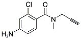 N-METHYL-N-PROPARGYL-4-AMINO-2-CHLOROBENZAMIDE 结构式