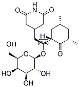 CYCLOHEXIMIDE 2-O-BETA-D-GALACTOPYRANOSIDE 结构式