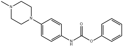 PHENYL N-[4-(4-METHYLPIPERAZINO)PHENYL]CARBAMATE 结构式