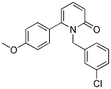 1-(3-CHLOROBENZYL)-6-(4-METHOXYPHENYL)PYRIDIN-2(1H)-ONE 结构式