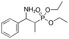 (2-AMINO-1-METHYL-2-PHENYL)ETHYLPHOSPHONIC ACID, DIETHYL ESTER 结构式