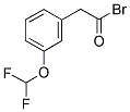 3-(DIFLUOROMETHOXY)PHENACYL BROMIDE 结构式