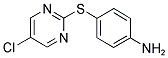 4-[(5-CHLOROPYRIMIDIN-2-YL)THIO]ANILINE 结构式