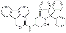 FMOC-DL-ASPARAGINOL(TRT) 结构式