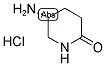 (R)-5-氨基-哌啶-2-酮盐酸盐 结构式