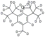 2,6-DI-TERT-BUTYL-4-METHYLPHENOL-D24 结构式