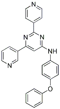 (4-PHENOXY-PHENYL)-(6-PYRIDIN-3-YL-2-PYRIDIN-4-YL-PYRIMIDIN-4-YL)-AMINE 结构式