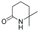 6,6-DIMETHYLPIPERIDIN-2-ONE 结构式