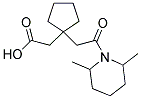 (1-[2-(2,6-DIMETHYLPIPERIDIN-1-YL)-2-OXOETHYL]CYCLOPENTYL)ACETIC ACID 结构式