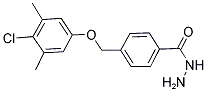 4-(4-CHLORO-3,5-DIMETHYL-PHENOXYMETHYL)-BENZOIC ACID HYDRAZIDE 结构式