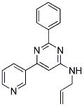 N-ALLYL-2-PHENYL-6-PYRIDIN-3-YLPYRIMIDIN-4-AMINE 结构式