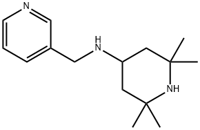 PYRIDIN-3-YLMETHYL-(2,2,6,6-TETRAMETHYL-PIPERIDIN-4-YL)-AMINE 结构式