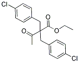 ETHYL 2,2-BIS(4-CHLOROBENZYL)-3-OXOBUTANOATE