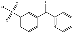 3-(吡啶-2-羰基)苯-1-磺酰氯 结构式