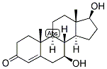 4-Androsten-7-beta, 17-beta-diol-3-one 结构式