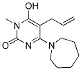 5-Allyl-4-azepan-1-yl-6-hydroxy-1-methylpyrimidin-2(1H)-one 结构式