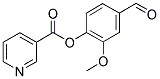 Nicotinic acid 4-formyl-2-methoxy-phenyl ester 结构式