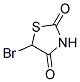 5-Bromo-1,3-thiazolane-2,4-dione 结构式