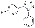 5-(4-FLUOROPHENYL)-1-PHENYL-1H-PYRAZOLE 结构式