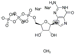 GUANOSINE 5'-TRIPHOSPHATE DISODIUM SALT HYDRATE 结构式