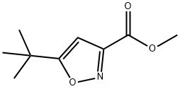 5-叔丁基异噁唑-3-羧酸甲酯 结构式