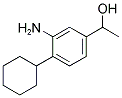 1-(3-AMINO-4-CYCLOHEXYL-PHENYL)-ETHANOL 结构式