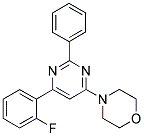 4-[6-(2-Fluorophenyl)-2-phenylpyrimidin-4-yl]morpholine 结构式