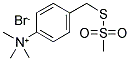 [4-(TRIMETHYLAMMONIUM)BENZYL] METHANETHIOSULFONATE BROMIDE 结构式