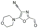 2-FORMYL-5-MORPHOLIN-4-YL-OXAZOLE-4-CARBONITRILE 结构式