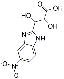 2,3-DIHYDROXY-3-(5-NITRO-1 H-BENZOIMIDAZOL-2-YL)-PROPIONIC ACID 结构式