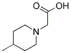 (4-METHYL-PIPERIDIN-1-YL)-ACETIC ACID 结构式