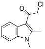 2-CHLORO-1-(1,2-DIMETHYL-1H-INDOL-3-YL)-ETHANONE 结构式