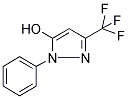 2-PHENYL-5-TRIFLUOROMETHYL-2H-PYRAZOL-3-OL 结构式