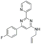 N-ALLYL-6-(4-FLUOROPHENYL)-2-PYRIDIN-2-YLPYRIMIDIN-4-AMINE 结构式