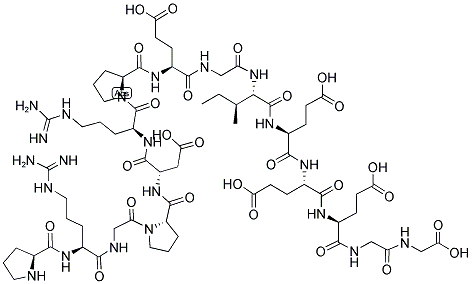 H-PRO-ARG-GLY-PRO-ASP-ARG-PRO-GLU-GLY-ILE-GLU-GLU-GLU-GLY-GLY-OH 结构式